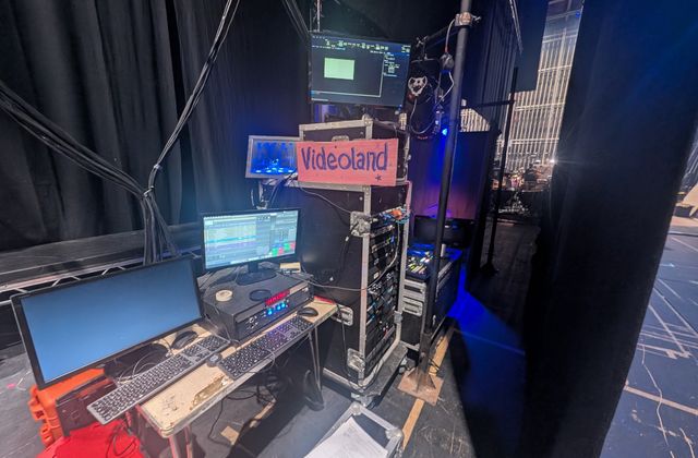 Backstage video control position